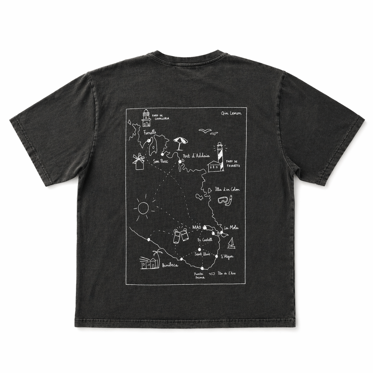 CAMISETA GRIS MENORCA EAST