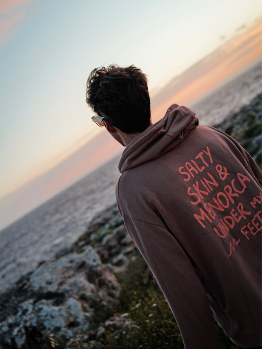 SUDADERA BROWN MENORCA UNDER MY FEET