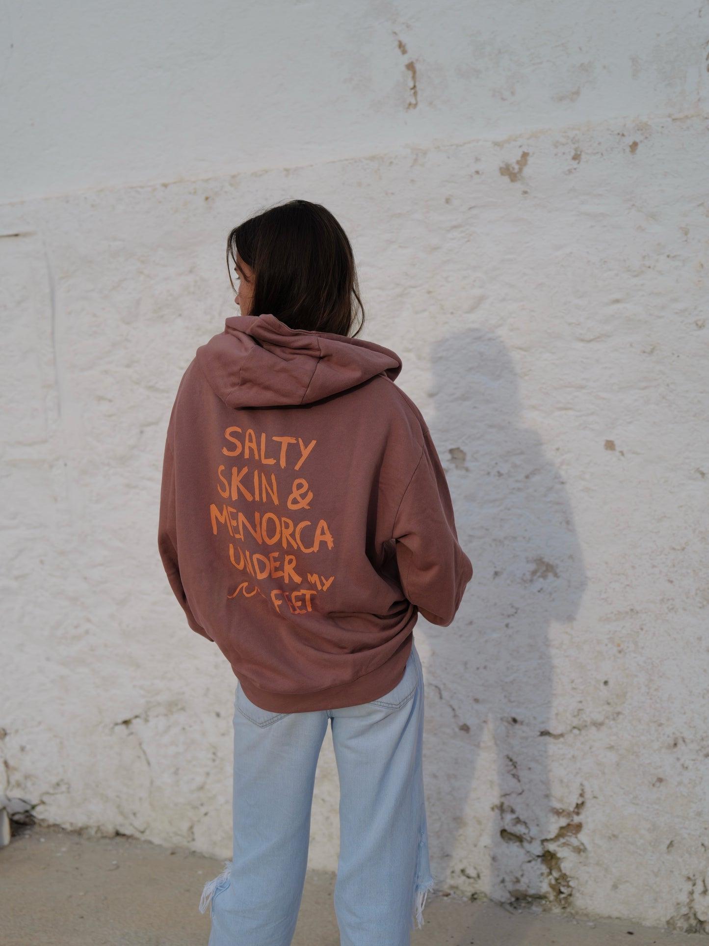 SUDADERA BROWN MENORCA UNDER MY FEET