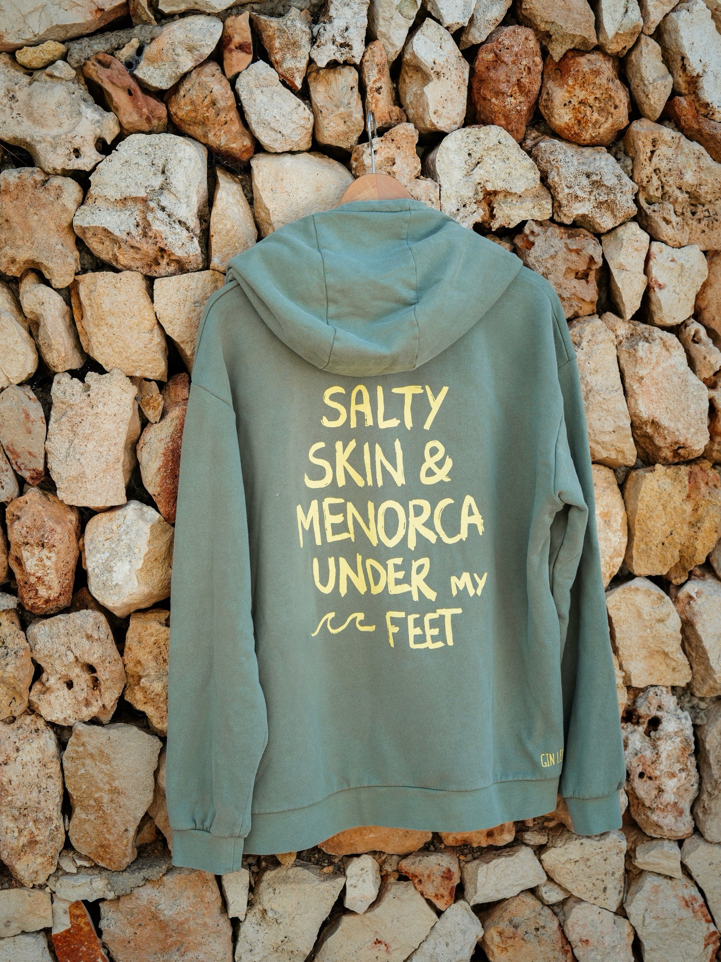 SUDADERA GREEN MENORCA UNDER MY FEET