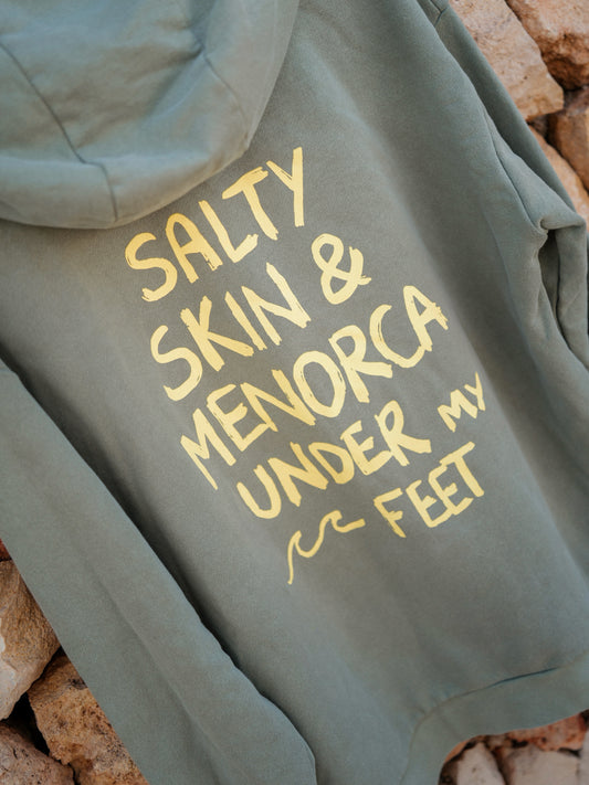 SUDADERA GREEN MENORCA UNDER MY FEET