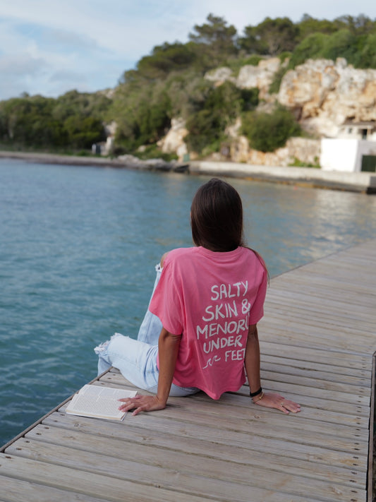 CAMISETA MENORCA UNDER MY FEET MUJER