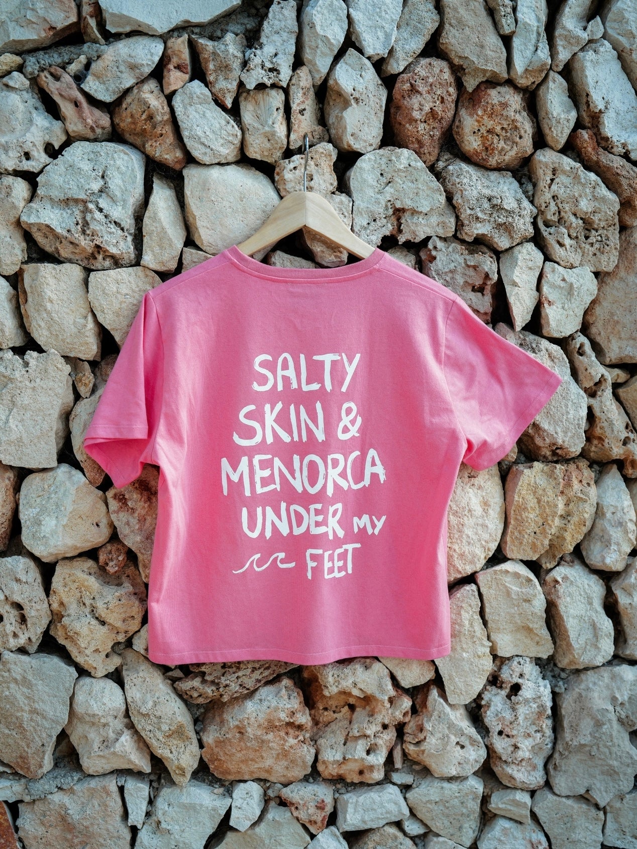 CAMISETA MENORCA UNDER MY FEET MUJER
